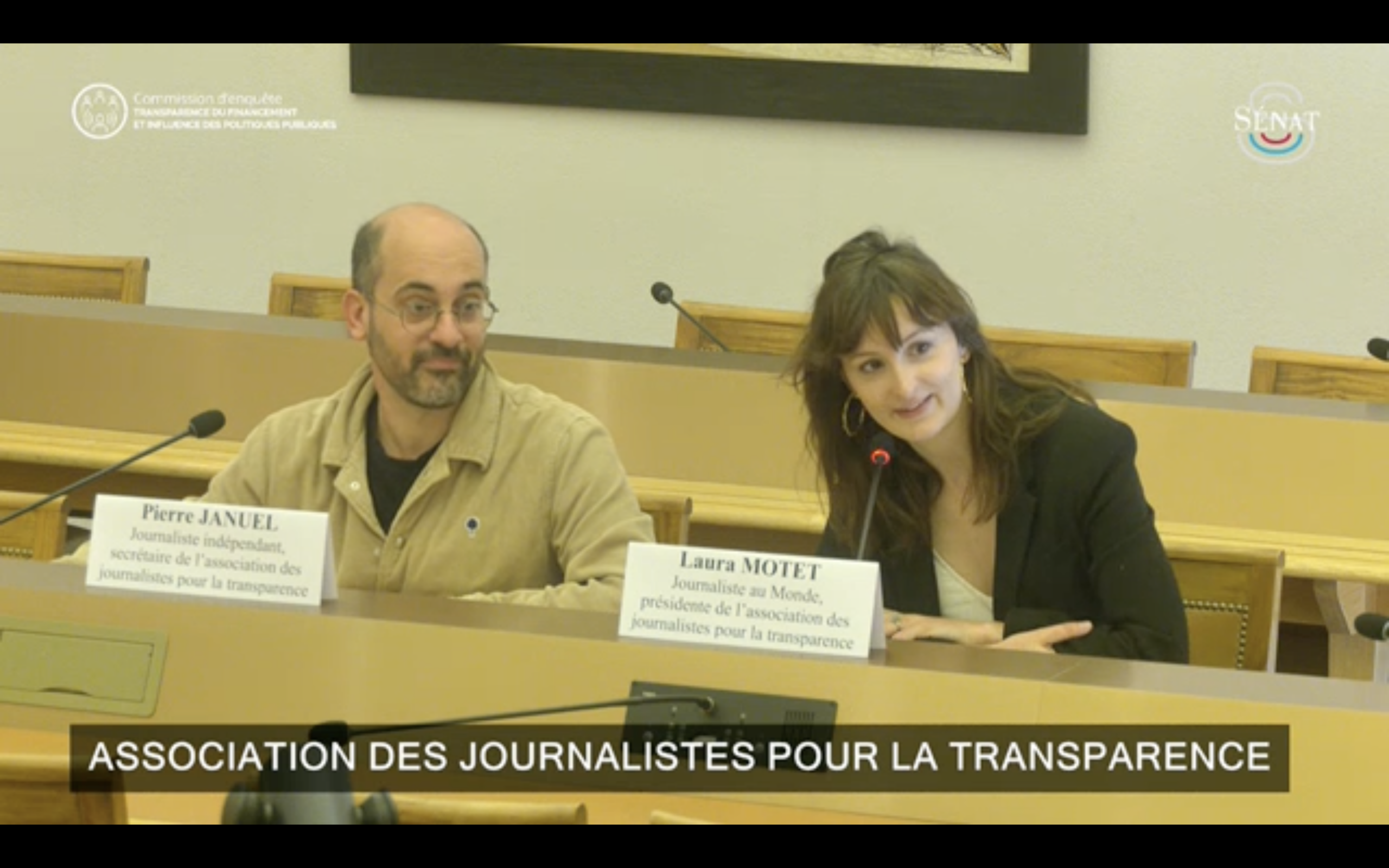 Financements publics : l’association a été entendue au Sénat